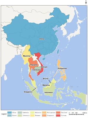 Protection pattern and driving mechanism of typical marine ecosystems: a case study of China-ASEAN countries